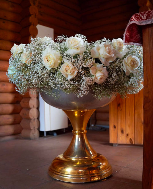 Decor cristelniță White Roses